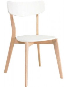 Стул Signal Tibi (белый/беленый дуб)