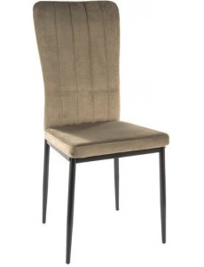 Стул Signal Vigo Velvet (bluvel 77 оливковый/черный)