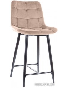 Стул Signal Chic H-2 Velvet (bluvel 28 бежевый/черный мат)