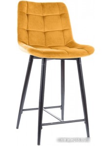 Стул Signal Chic H-2 Velvet (bluvel 68 карри/черный мат)