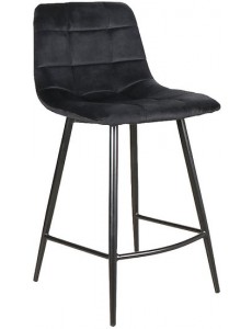 Стул Signal Mila H-2 Velvet (bluvel 14 серый/черный мат)