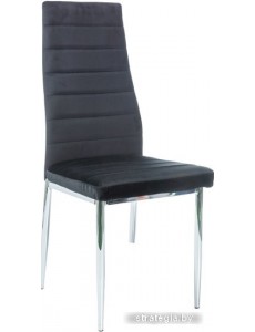Стул Signal H-261 Velvet (черный/хром)