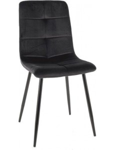Стул Signal Ivo Velvet (bluvel 19 черный/черный)