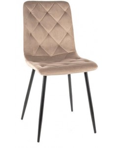 Стул Signal Jerry Velvet (bluvel 40 темно-бежевый/черный)