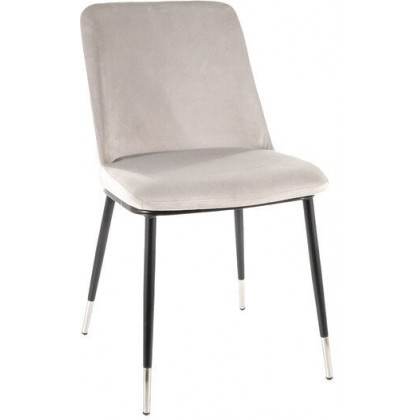 Signal Jill Velvet (bluvel 03 светло-серый/черный/хром)