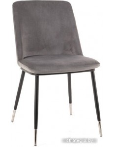 Стул Signal Jill Velvet (bluvel 14 серый/черный/хром)