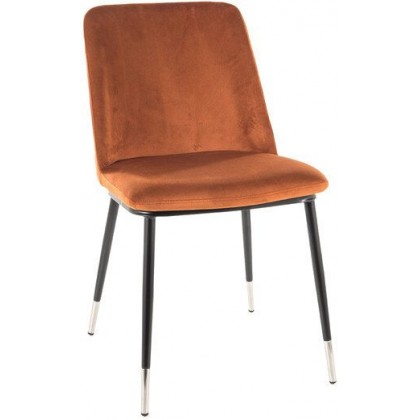 Стул Signal Jill Velvet (bluvel 4215 корица/черный/хром)
