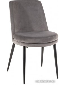 Стул Signal Kayla Velvet (bluvel 14 серый/черный)