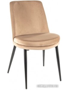Стул Signal Kayla Velvet (bluvel 28 бежевый/черный)