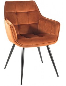 Стул Signal Lilia Velvet (bluvel 4215 корица/черный)