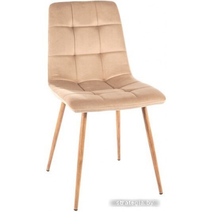 Signal Mila D Velvet (bluvel 28 бежевый/дуб)