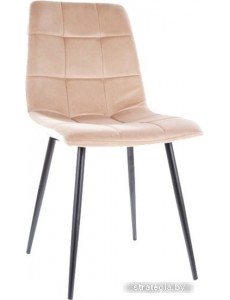 Стул Signal Mila Velvet (bluvel 28 бежевый/черный)