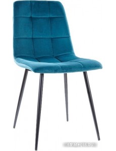Стул Signal Mila Velvet (bluvel 85 бирюзовый/черный)