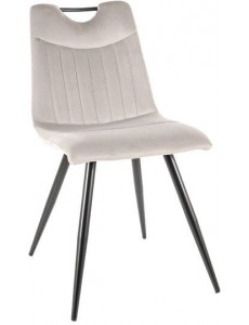 Стул Signal Orfe Velvet (bluvel 03 светло-серый/черный)