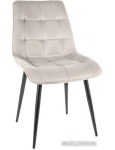 Стул Signal Chic Velvet (bluvel 03 светло-серый/черный)