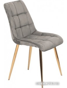 Стул Signal Chic Velvet Bluvel 14 (серый/золотой)