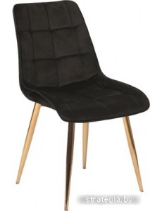 Стул Signal Chic Velvet Bluvel 19 (черный/золотой)