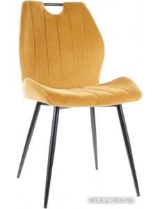 Стул Signal Arco Velvet (bluvel 68 карри/черный)