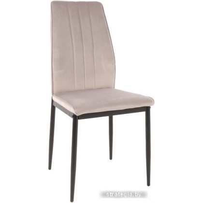 Signal ATom Velvet (bluvel 03 светло-серый/черный)