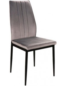 Стул Signal Atom Velvet (bluvel 14 серый/черный)