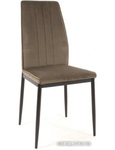 Стул Signal ATom Velvet (bluvel 77 оливковый/черный)