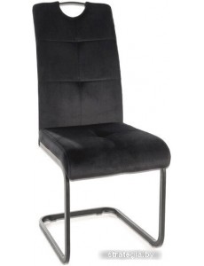 Стул Signal Axo Velvet (bluvel 19 черный/черный)
