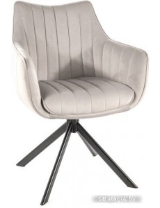 Стул Signal Azalia Velvet (bluvel 03 светло-серый/черный)