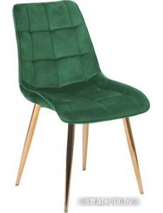 Стул Signal Chic Velvet Bluvel 78 (зеленый/золотой)