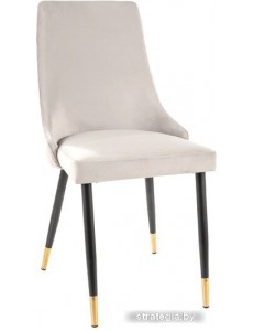 Стул Signal Piano Velvet (bluvel 03 светло-серый/черный/золотой)