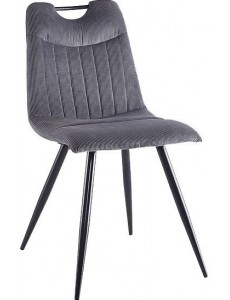Стул Signal Orfe Sztruks (fjord 15 серый/черный матовый)