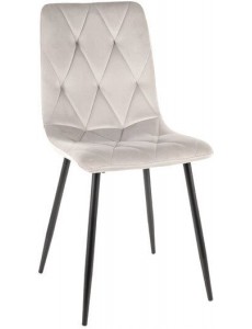 Стул Signal Tom Velvet (bluvel 03 светло-серый/венге)