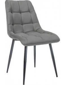 Стул Signal Chic Matt Velvet 85 (серый/черный)