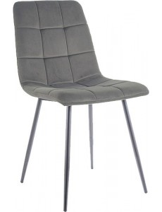 Стул Signal Mila Matt Velvet 85 (серый/черный)