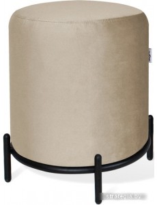 Пуфик Sheffilton SHT-B6 208961 (ванильный крем/черный муар)