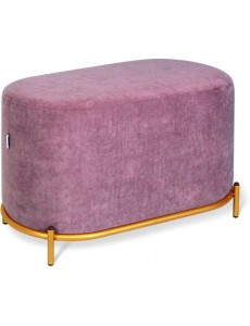 Пуфик Sheffilton SHT-B7 (пыльная роза/золото)
