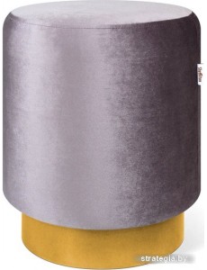 Пуфик Sheffilton SHT-B8 (ледяная лаванда/золото)