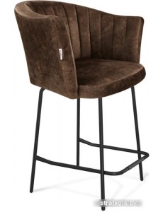 Стул Sheffilton SHT-ST42-1/S29-1 (кофейный трюфель/черный муар)