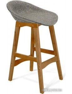 Табурет Sheffilton SHT-ST19-SF1/S65-1 (коричневый сахар/светлый орех)