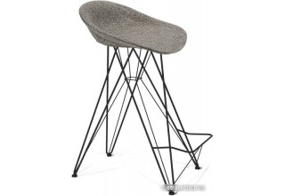 Табурет Sheffilton SHT-ST19-SF1/S66 (коричневый сахар/черный муар)