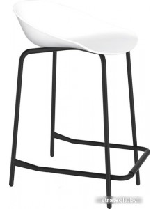 Стул Sheffilton SHT-ST19/S29-1 (белый/черный муар)