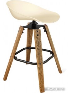 Стул Sheffilton SHT-ST19/S93 (бежевый/браш.коричневый/черный муар)