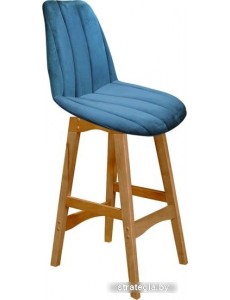 Стул Sheffilton SHT-ST29-С1/S65-1 (морская глубина/светлый орех)