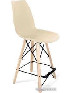 Стул Sheffilton SHT-ST29/S80-1 (бежевый/прозрачный лак/черный)