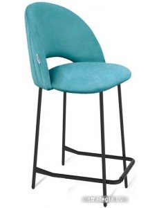 Стул Sheffilton SHT-ST34-1/S29-1 (голубая пастель/чёрный муар)