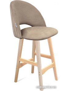 Стул Sheffilton SHT-ST34-1/S65-1 (латте/прозрачный лак)