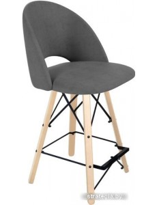 Стул Sheffilton SHT-ST34/S80-1 (платиново-серый/прозрачный лак)