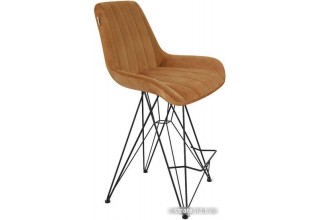 Стул Sheffilton SHT-ST37/S66-1 (горчичный/черный муар)