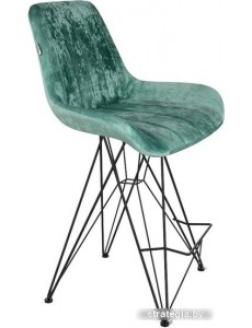 Стул Sheffilton SHT-ST37/S66-1 (зеленый чай/черный муар)