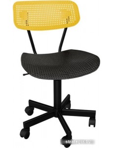 Офисный стул Sheffilton SHT-ST85/S121М (желтый/черный/черный муар)