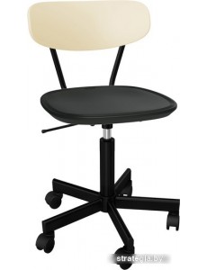 Офисный стул Sheffilton SHT-ST85/S121М (черный/бежевый/черный муар)